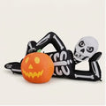 7ft Inflatable Halloween Skeleton Decor with LED Lights