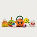 8ft Halloween Inflatable Pumpkin, Eyeball & Candy Decor with Built-in LED Lights
